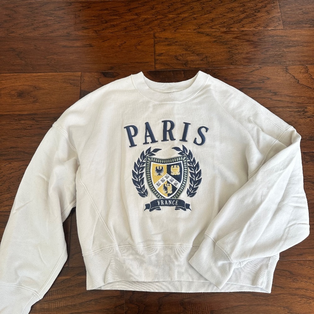 Abercrombie cropped sweatshirt
